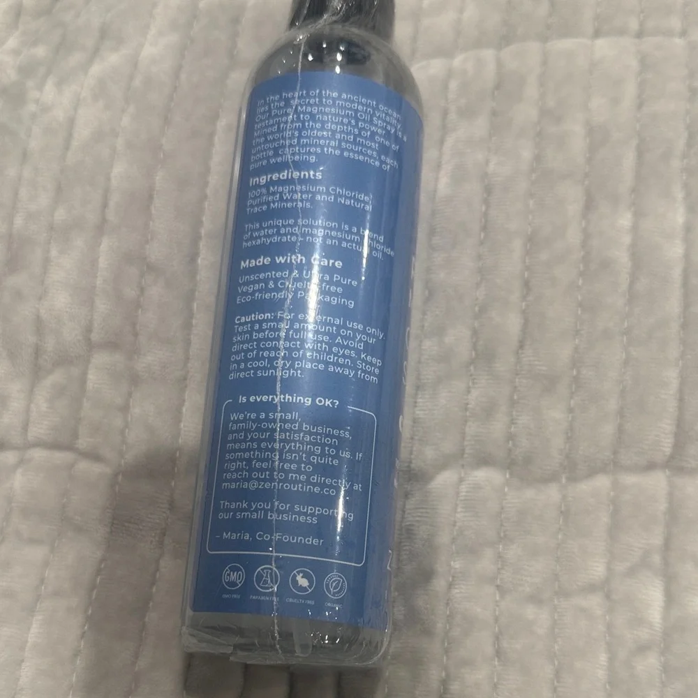 Zen Routine Pure Magnesium Oil Spray